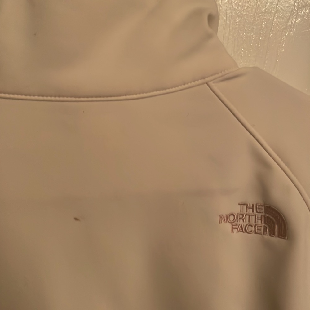 White Hard Shell North Face Jacket - image 3